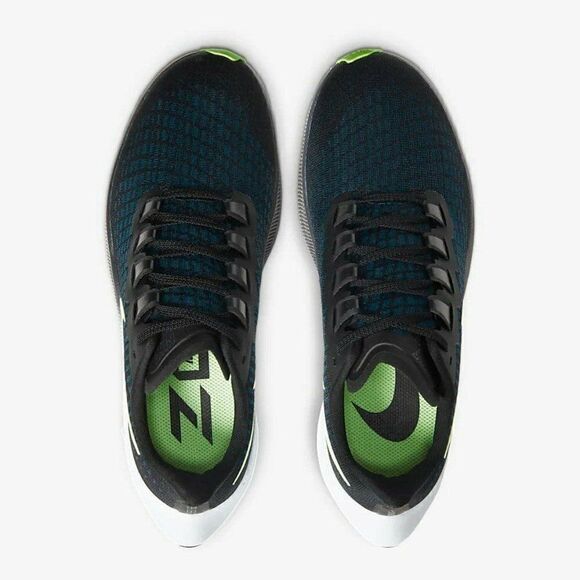 NEW NIKE Air Zoom Pegasus 37 Black Green Eggplant trim 9.5 US 41 EUR - Picture 2 of 10